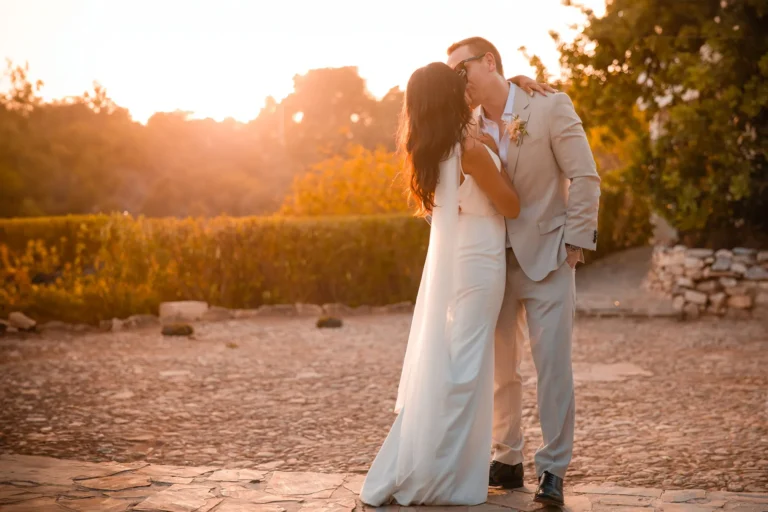 sunset casa de la era wedding